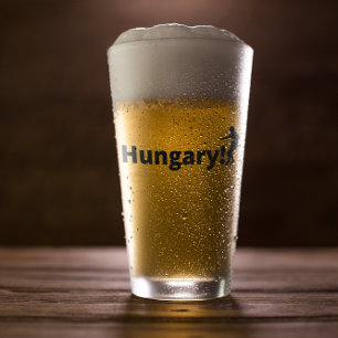 Hungary soccer glass