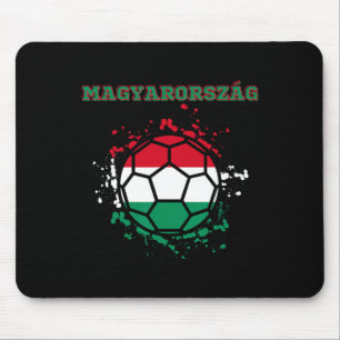 Hungary Soccer Hungarian Flag Fan Jersey Mouse Pad