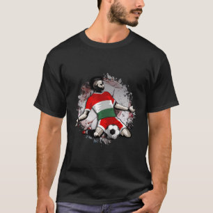 Hungary Soccer Hungarian National Flag Proud Footb T-Shirt