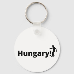 Hungary soccer keychain