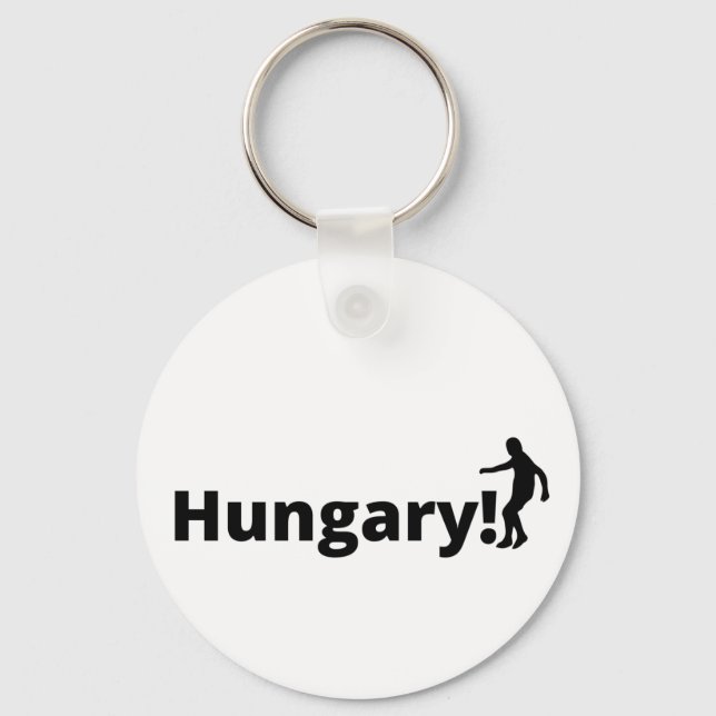 Hungary soccer  keychain (Front)