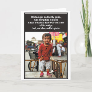 Hunger Gone Jewish Birthday Card
