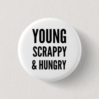 Hungry 1 Inch Round Button