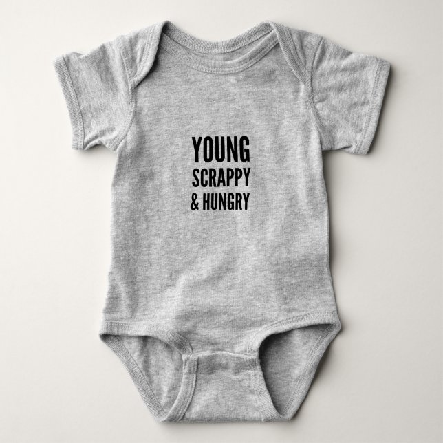 Hungry baby bodysuit (Front)