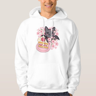 Hungry Bat and Strawberry Cake Hoodie