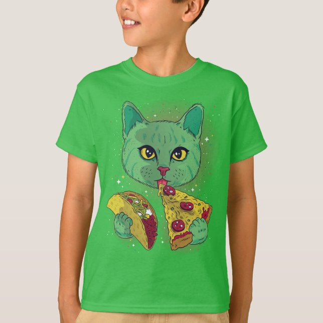 Hungry Cat T-Shirt (Front)