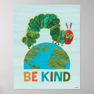 Hungry Caterpillar   Be Kind Poster