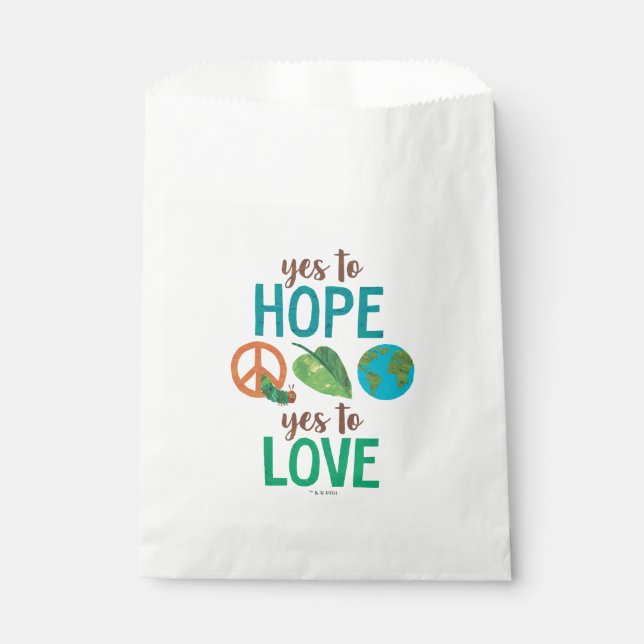 Hungry Caterpillar | Yes to Hope Favour Bag (Front)