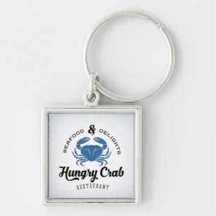 Hungry Crab Restaurant Poster Keychain