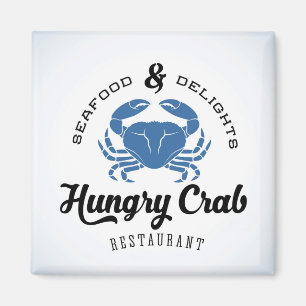 Hungry Crab Restaurant Poster Magnet