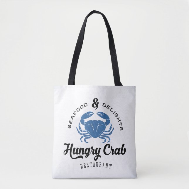 Hungry Crab Restaurant Poster Tote Bag (Front)