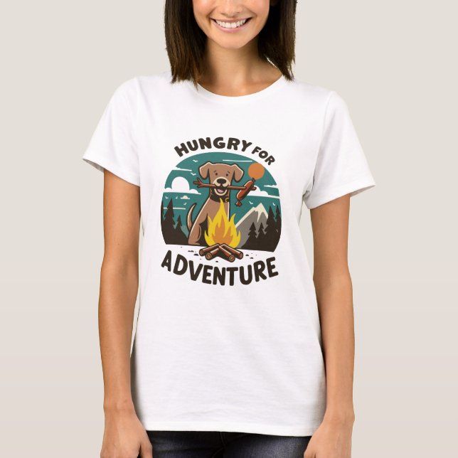 Hungry for Adventure Ronded T-Shirt (Front)