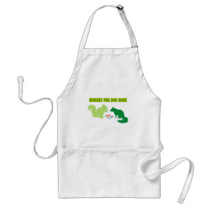Hungry for Dog Bone-Squirrel Standard Apron