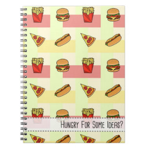 Hungry For Some Ideas? - Spiral Notebook