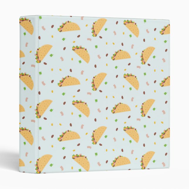 Hungry For Tacos Pattern Binder (Front/Spine)