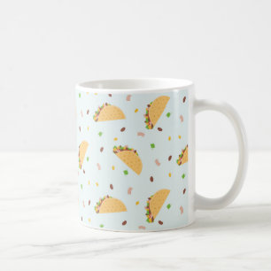 Hungry For Tacos Pattern Coffee Mug