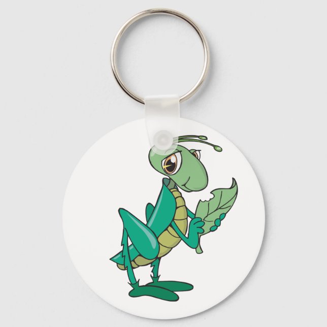 Hungry Grasshopper Keychain (Front)