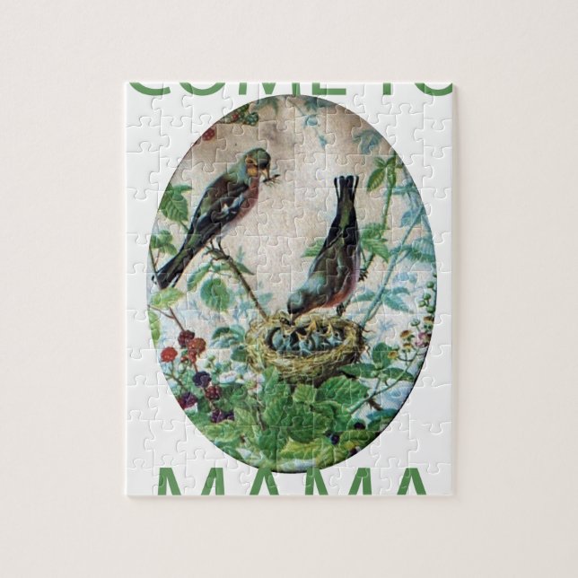 Hungry Hearts: Mama’s Got Food!. Come To Mama Jigsaw Puzzle (Vertical)