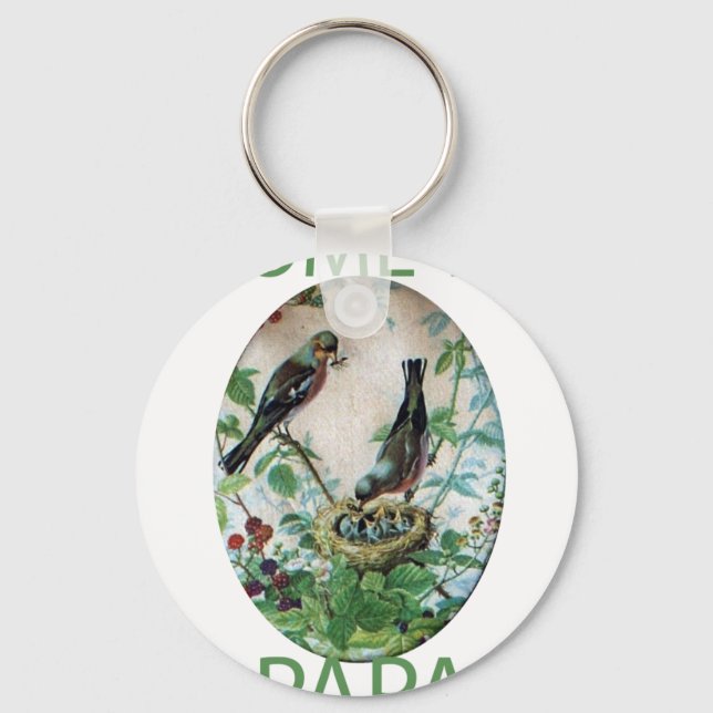 Hungry Hearts: Papa’s Got Food! Keychain (Front)