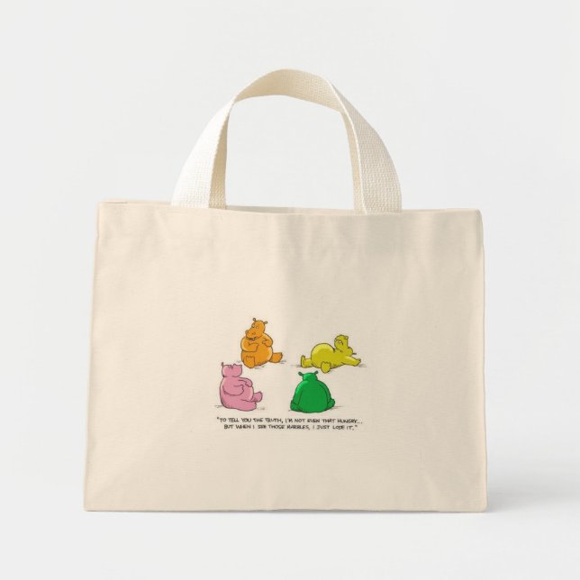 Hungry Hippos! - Tiny Tote (Front)
