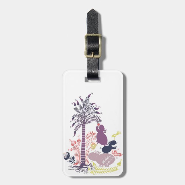 Hungry Hungry Hippos Luggage Tag (Front Vertical)