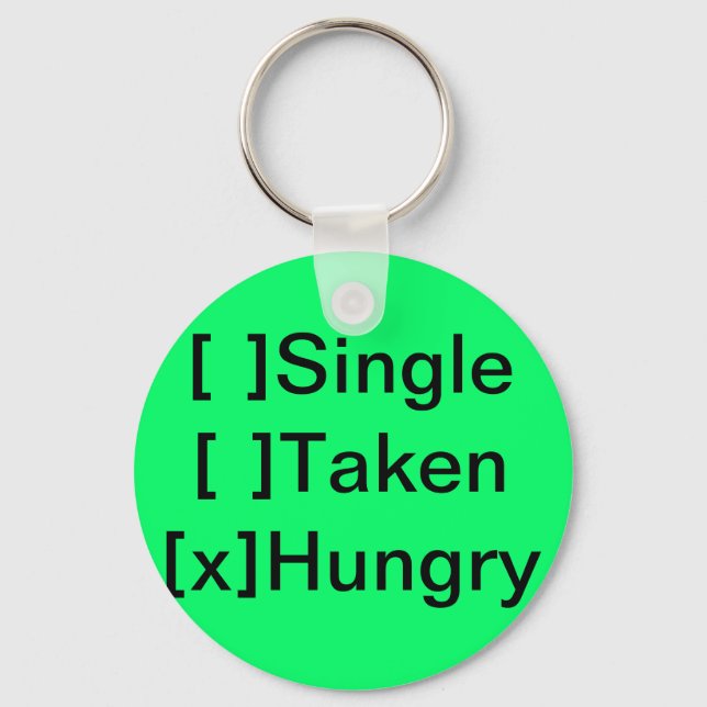 Hungry KeyChain (Front)