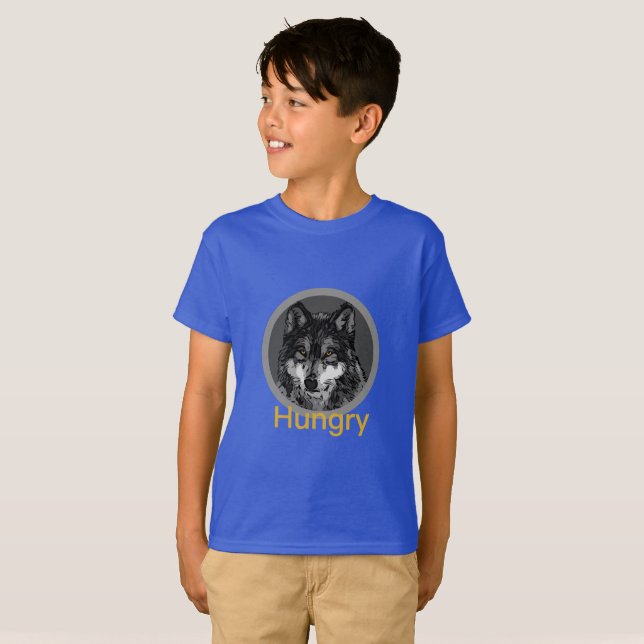 Hungry - Kids' Basic T-Shirt (Front Full)