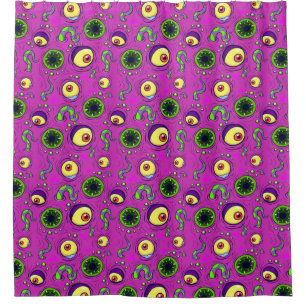 Hungry Monster Seamless Pattern