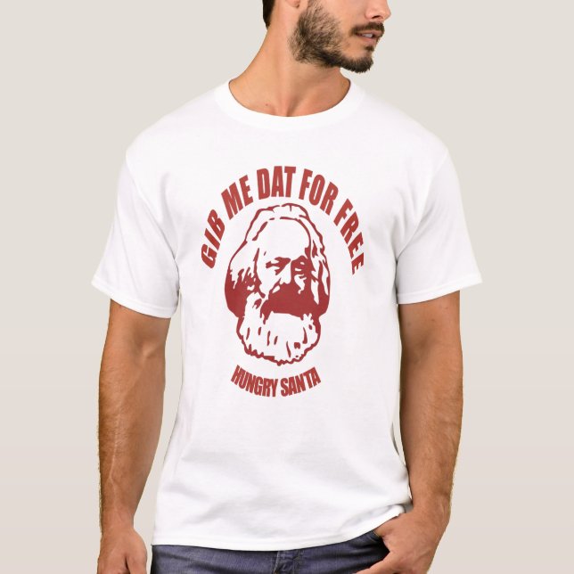 Hungry Santa Christmas T-Shirt (Front)