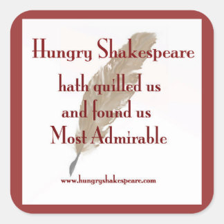 Hungry Shakespeare Sticker