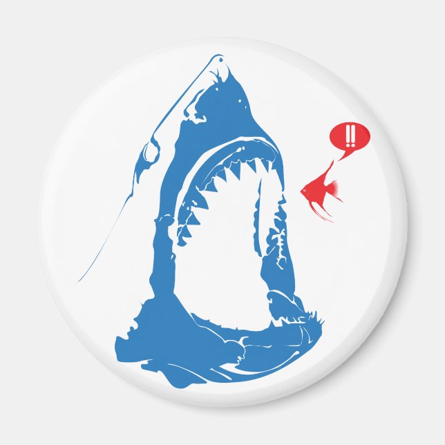 Hungry Shark Magnet (Front)