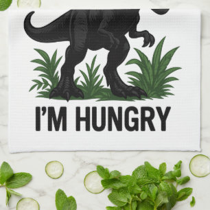 Hungry T-Rex Kitchen Towel