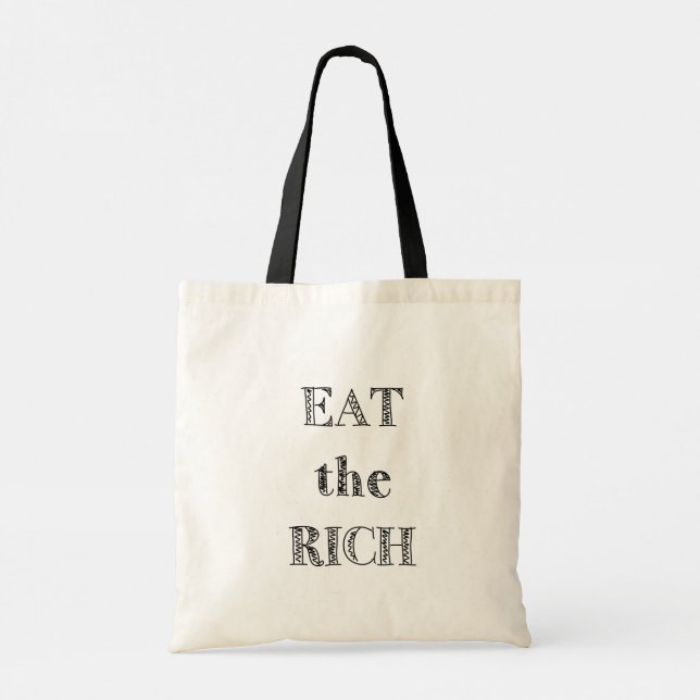 hungry tote bag (Back)