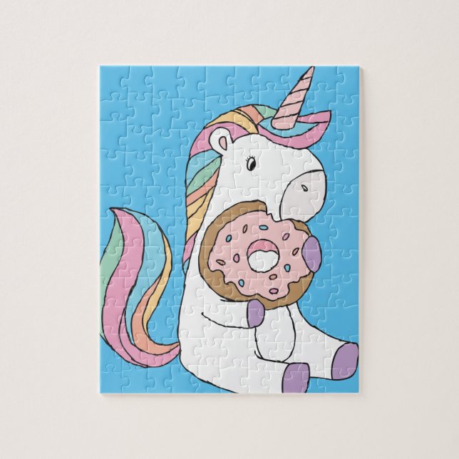 Hungry Unicorns Jigsaw Puzzle (Vertical)