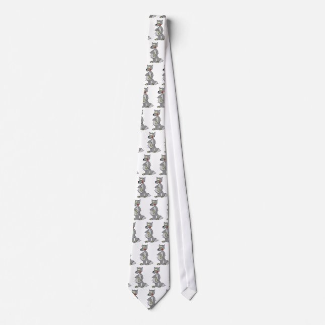 Hungry Wolf Tie (Front)