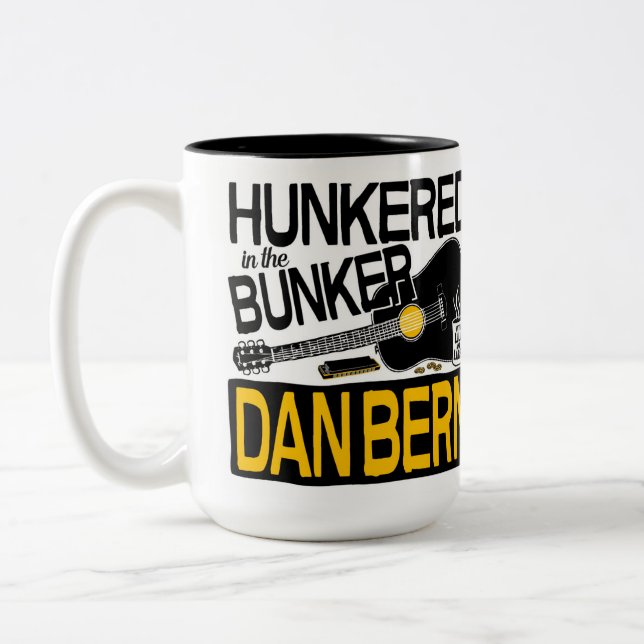 Hunkered in the Bunker Coffee Cup (Left)