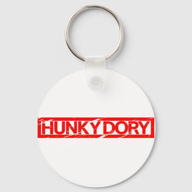 Hunky Dory Stamp Keychain (Front)