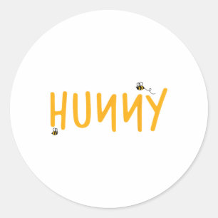 Hunny Bear Easter Day  Classic Round Sticker