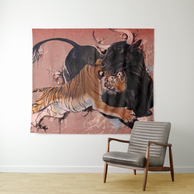 Hunt art tapestry (In Situ (Horizontal))