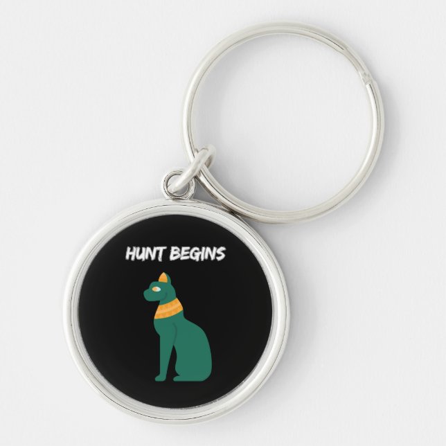 Hunt Begins Keychain (Front)