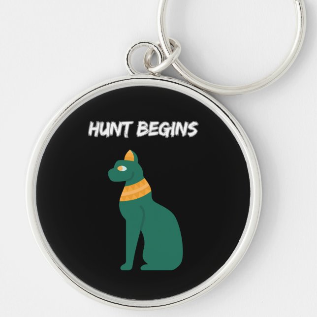 Hunt Begins Keychain (Front)