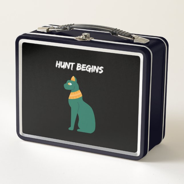 Hunt Begins Metal Lunch Box (Front)