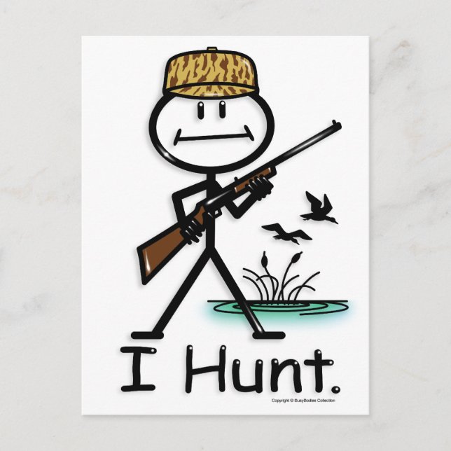 Hunt:duck Postcard (Front)