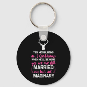 Hunt Wife For Women Fun Hunters Wife Keychain
