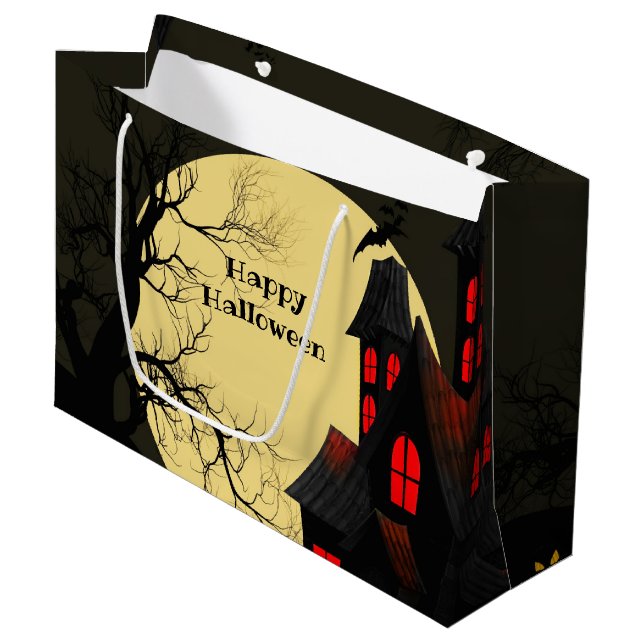 Hunted House Full Moon Gift Bag (Front Angled)