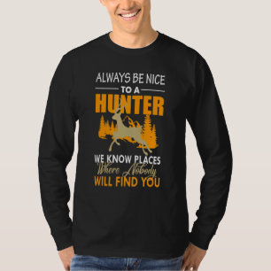 Hunter And Animal Wildlife And Guns Thats Deer Hun T-Shirt
