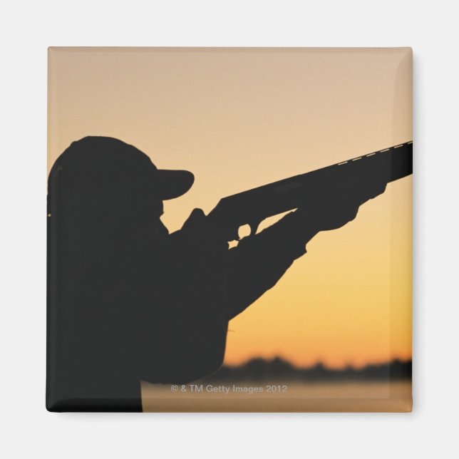 Hunter and Gun Magnet (Front)