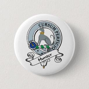Hunter Clan Badge 2 Inch Round Button