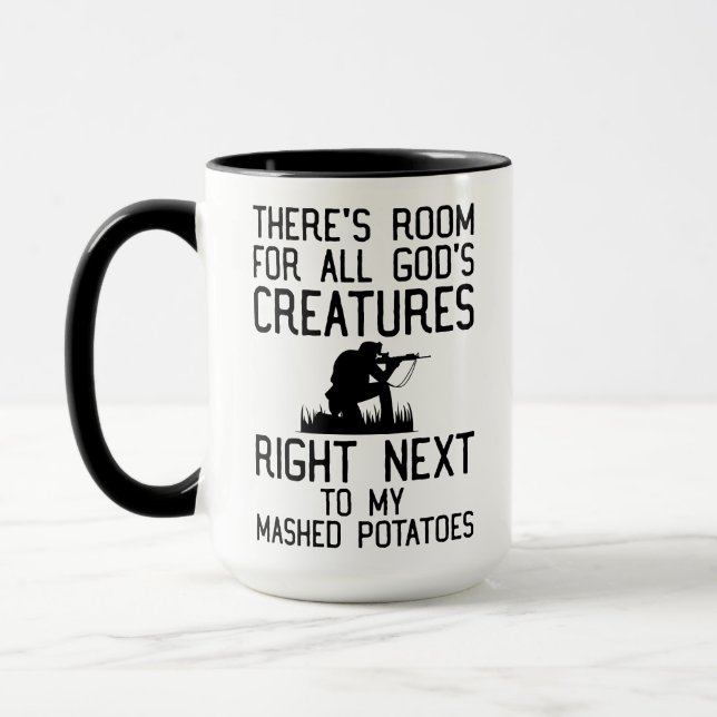 Hunter Coffee - There's Room For All Gods Creature Mug (Left)