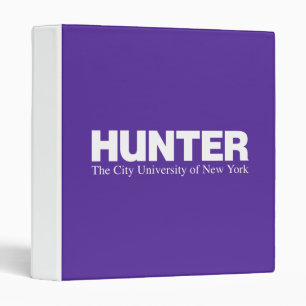Hunter College CUNY Academic Logo Binder